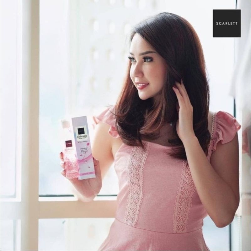 SCARLETT SCARLET WHITENING FACIAL WASH ORIGINAL SABUN WAJAH UNTUK SEMUA JENIS KULIT