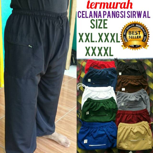 Celana pangsi sirwal xxl xxxl xxxxl komprang