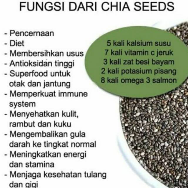 

Natural chia seed 1kg