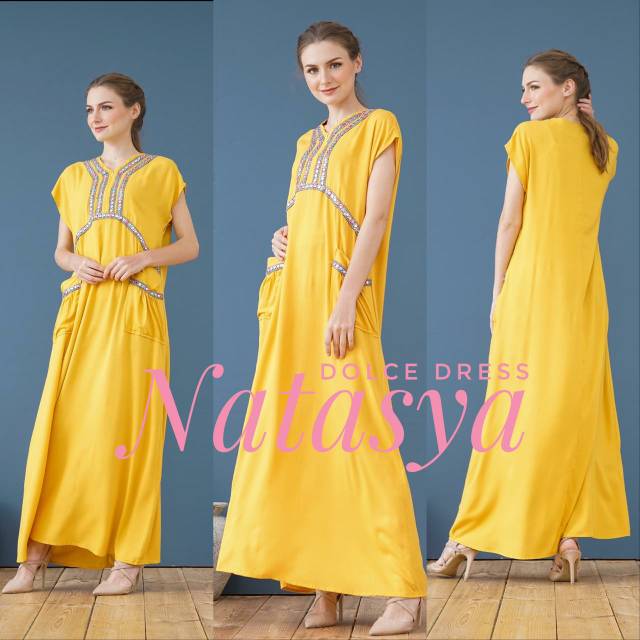 DRESS PANJANG DASTER PANJANG NATASYA DOLCE LONGDRESS