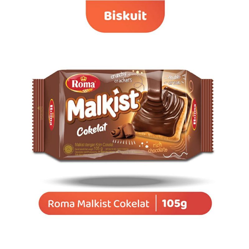 Biskuit roma malkist cokelat