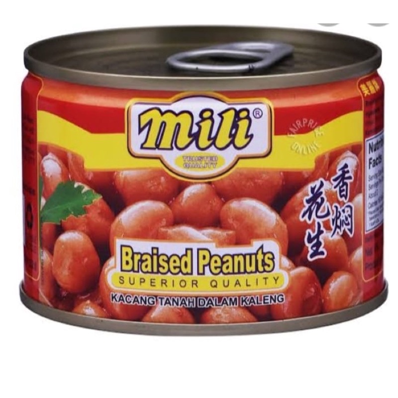 

Terlaris Mili Braised Peanuts / Kacang Rebus Vegetarian Halal 100% Enak 170gr
