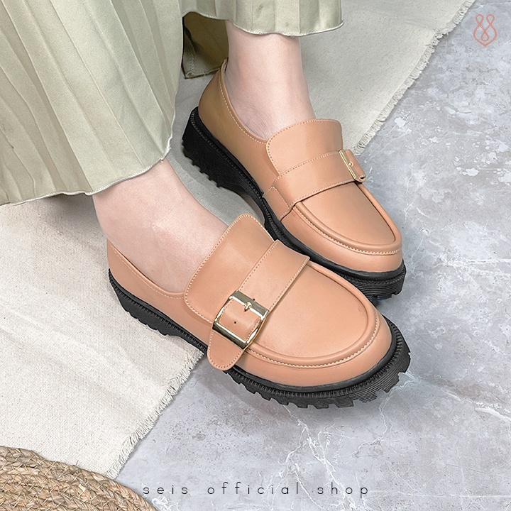 SEIS Joan Sepatu Docmart Wanita / Loafer-4