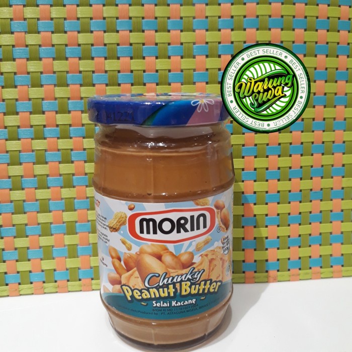 

selai morin peanut butter chunky 330 gam jar