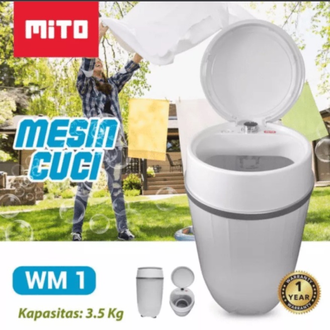 Mesin Cuci MITO Portable 3.5 Kg WM-1