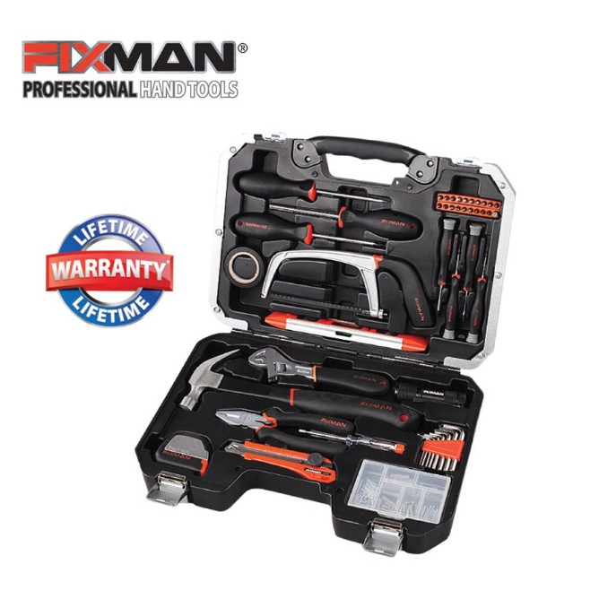 Set alat perkakas fixman 142pcs / TOOL SET HOME Use FIXMAN BT142 142-PCs / tool kit set fixman