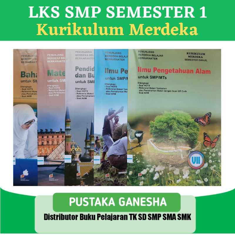 Buku LKS SMP MTs Semester 1 Ganjil Penerbit Swadaya Murni