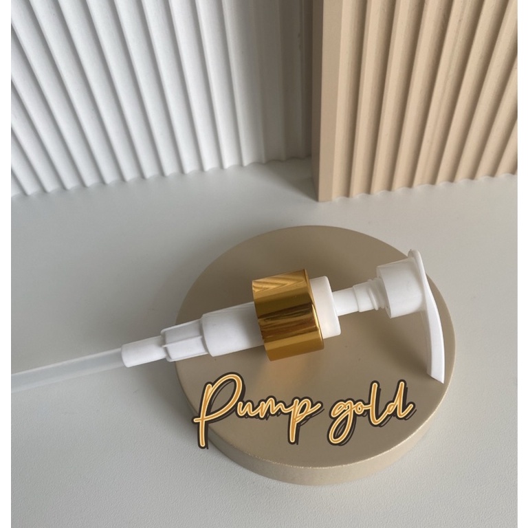 botol putih 500ml N24 gold edition. aesthetic bottle minimalist refill organizer tempat sabun cair pump estetik