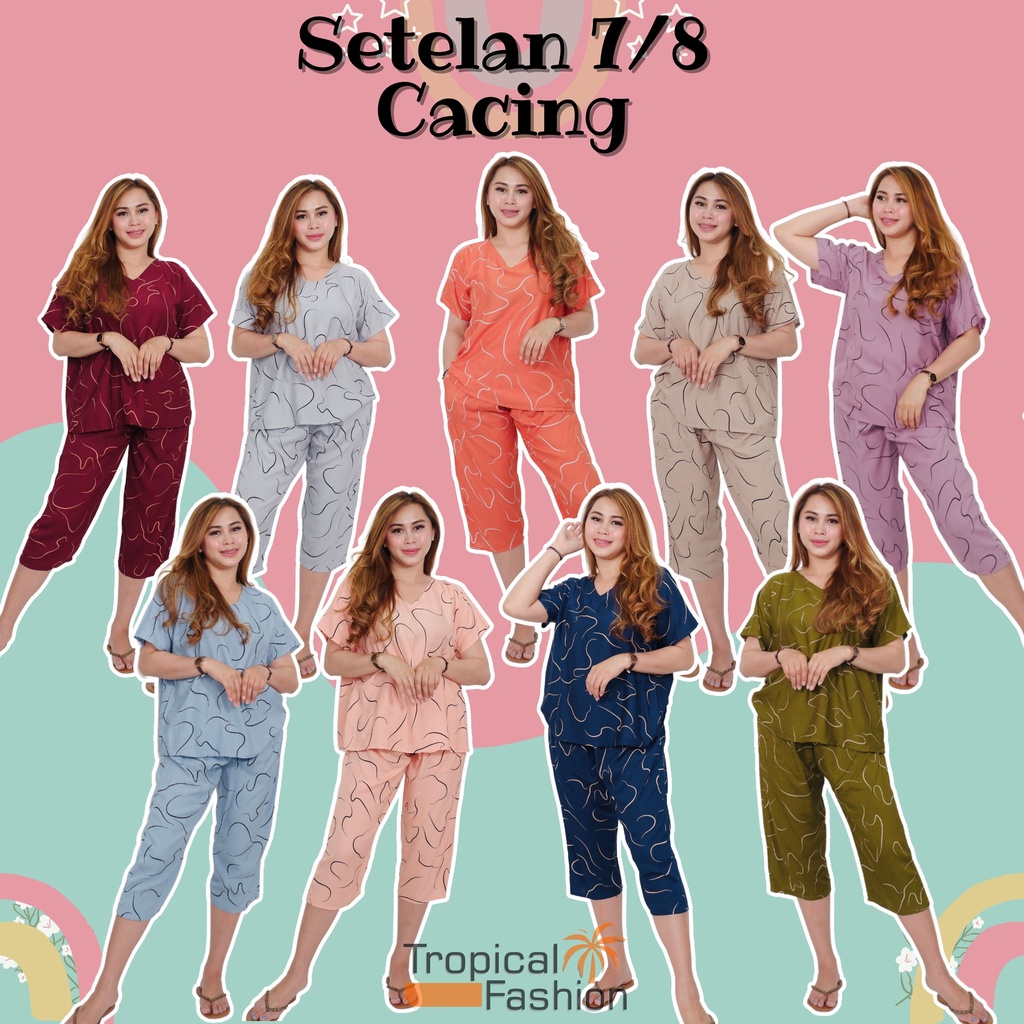 Setelan 7/8  Bahan Rayon Premium