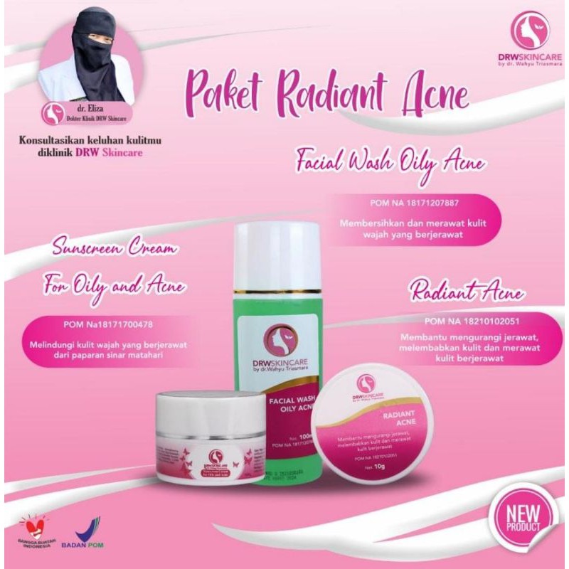 (COD) DRW NEW !!! Paket Acne Drw Skincare