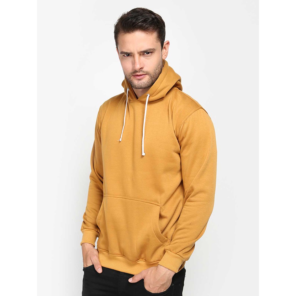 Sweater_id Hoodie Jumper Kuning Mustard Polos Unisex