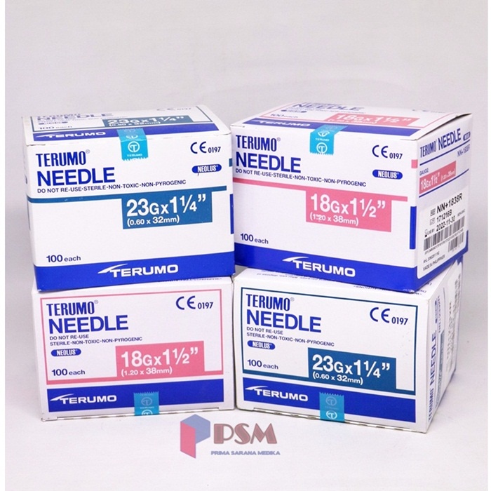 Needle Jarum Terumo 18G - 27G