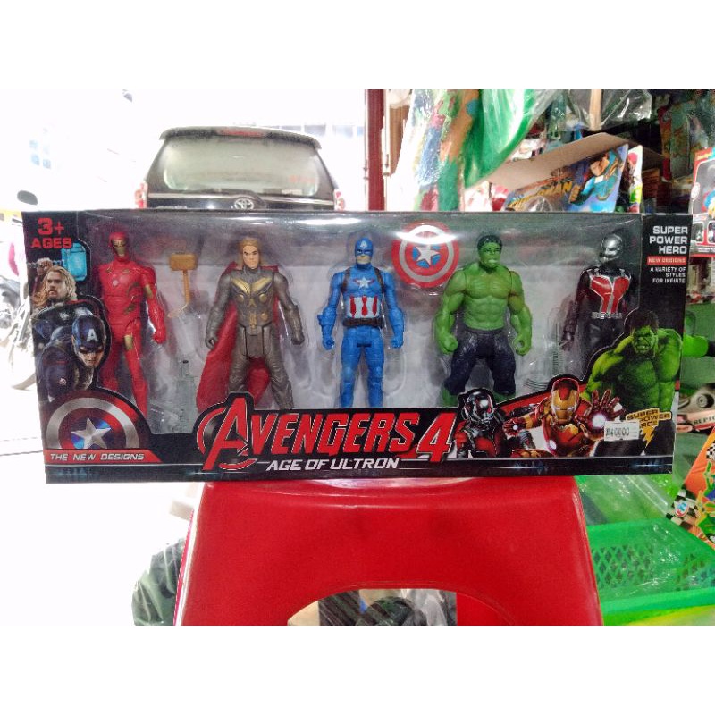 mainan figure avengers 5pcs