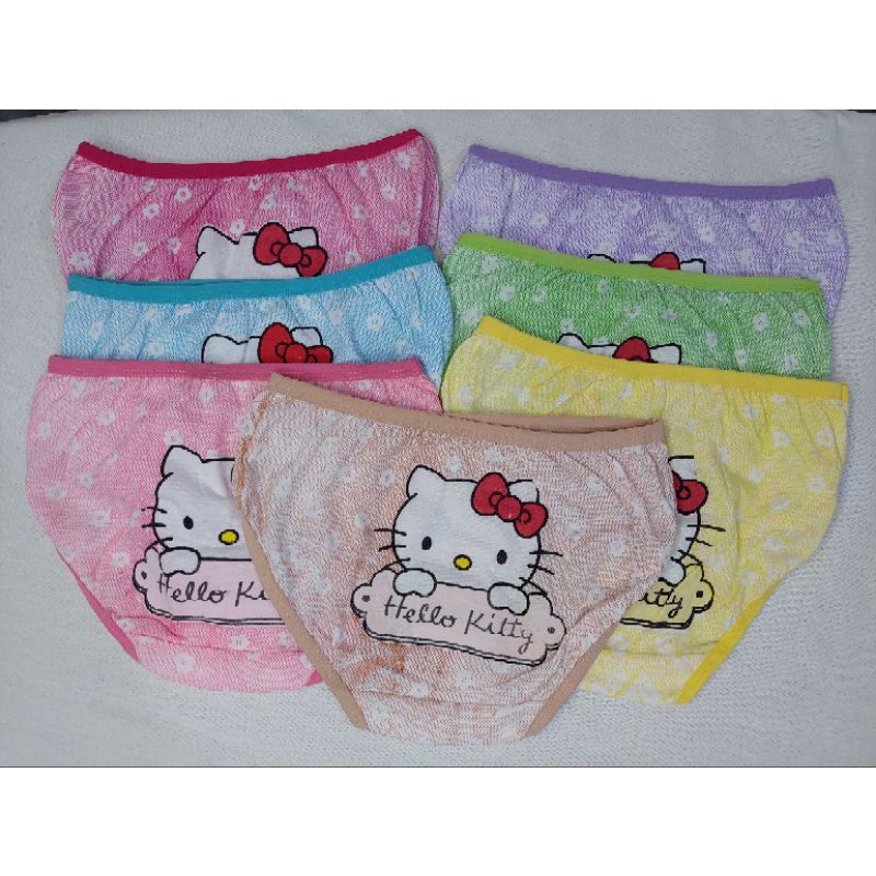 Celana Dalam Anak Perempuan Motif Hello Kitty Princess CD Anak Katun Size XL L