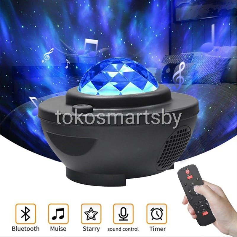 Lampu Proyektor Langit Malam Berbintang Starry Projector Light Lampu Tidur Projector 2 in 1