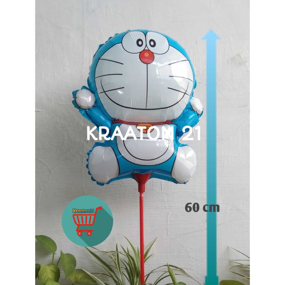 Balon karakter doraemon / balon helium karakter doraemon / balon stik doraemon / balon doraemon