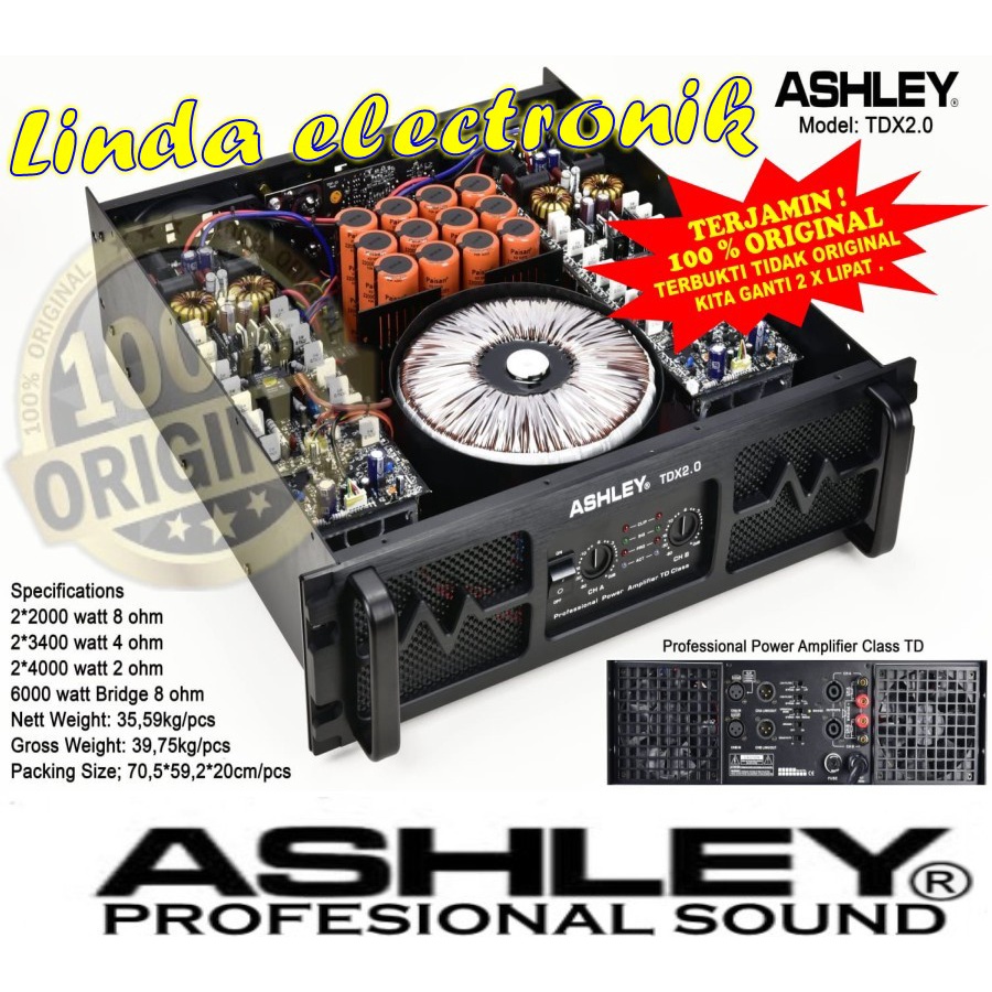 power ashley tdx 2.0 ashley tdx2.0 garansi resmi original class td