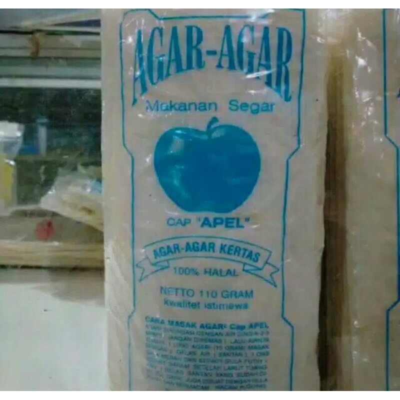 

agar agar kretas cap apel 10 pcs 1 kg