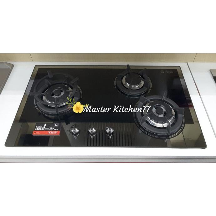 Kompor tanam rinnai 3 tungku RB 3SS C GB / RB3SSCGB