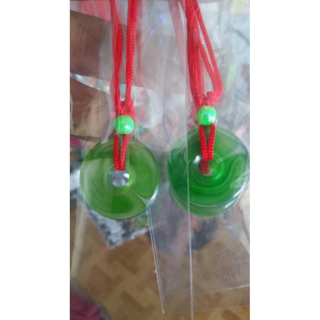 Kalung giok ring imitasi DW