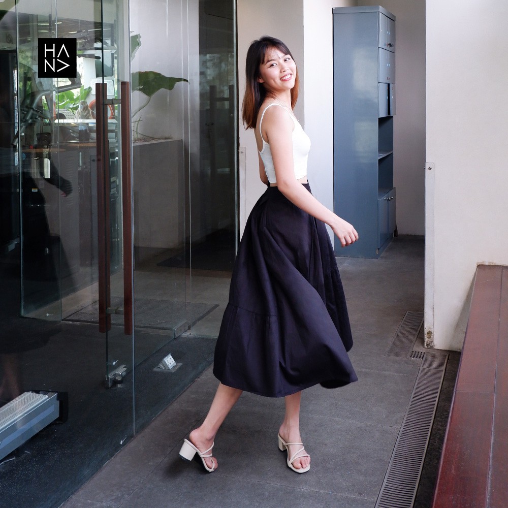 HanaFashion JKT - Casual Midi Skirt Rok Kerja - SK035