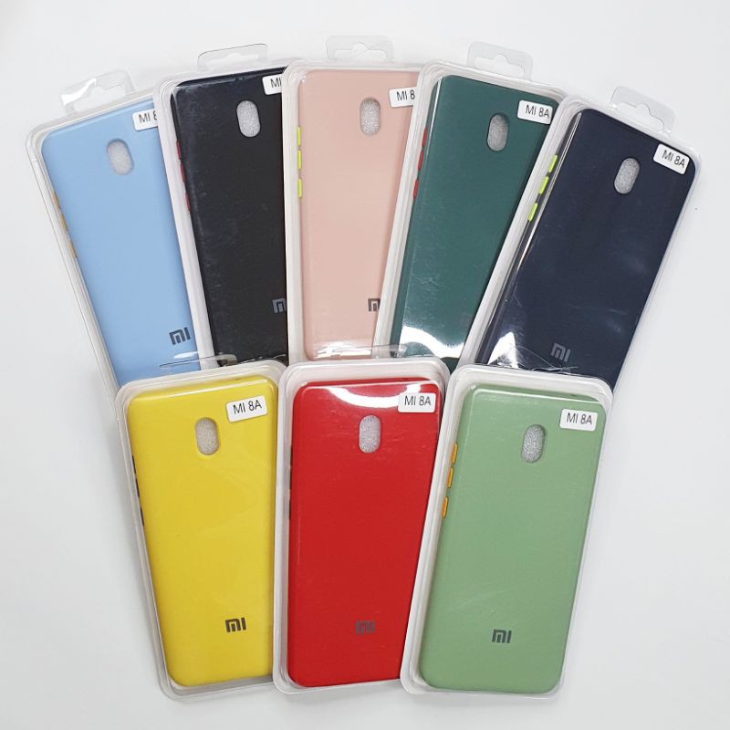 Redmi 8A Macaron Tone Case / Silicone Macaron Colour Side button