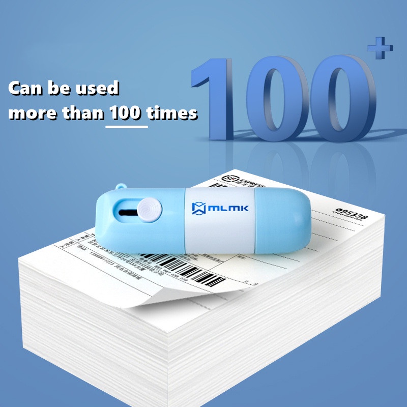 2in1 Thermal Paper Correction Fluid with Cutting Tool Box Opener Privacy Protection Quick-Drying Eliminate Fonts