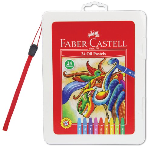 

Faber Castell - Hexagonal Oil Pastel 24 Pcs Plastic Bag 120089A