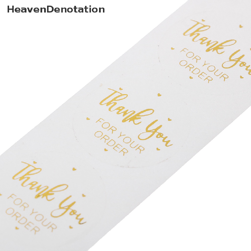 [HeavenDenotation] 500 labels Pretty Things Inside Stickers Thank You Sticker Baking Seal Stickers