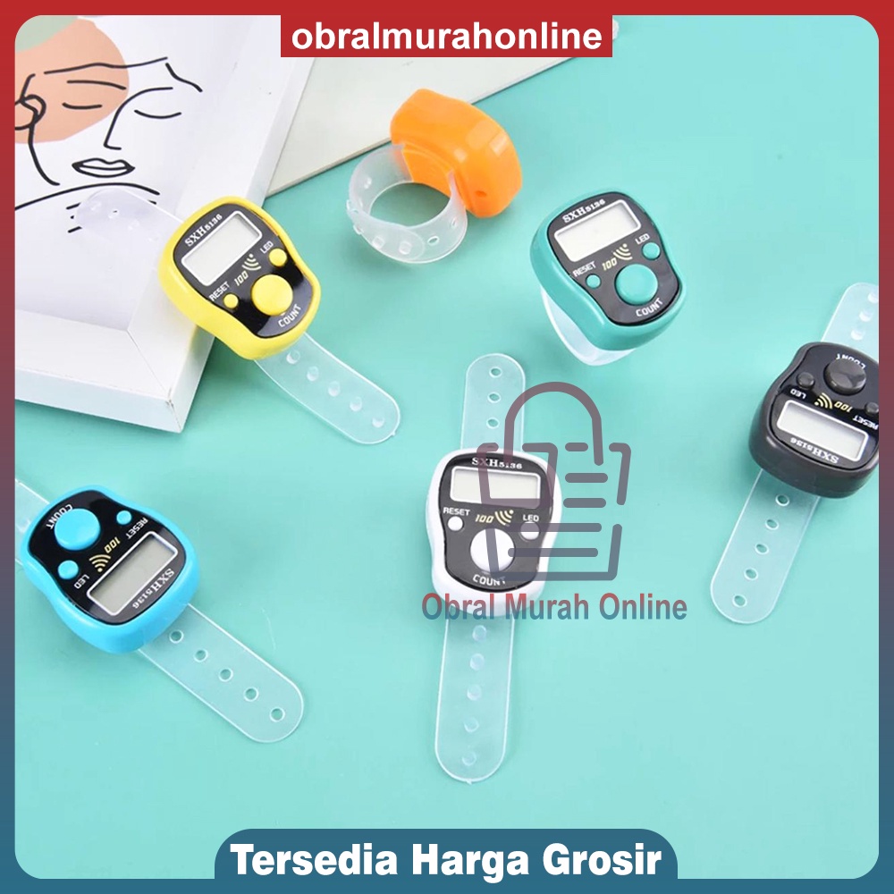 Tasbih Mini Digital Alarm Kelipatan 100 / Tally Counter LED + Alarm tiap 100