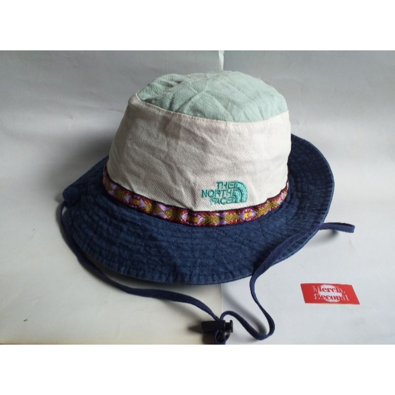 Topi Bucket Hat Outdoor Rimba "TNF" Cap (The North Face) PL Preloved Second
