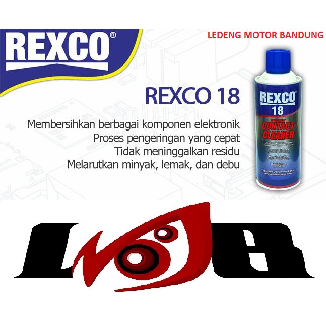 Rexco 18 Contact Cleaner Pembersih Komponen Elektrik Listrik 500ml