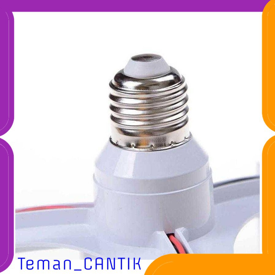 Grab Medan LED FITTING E27 CABANG 4 LAMPU BOHLAM STUDIO TC-DG026 ASMT EEE3342B