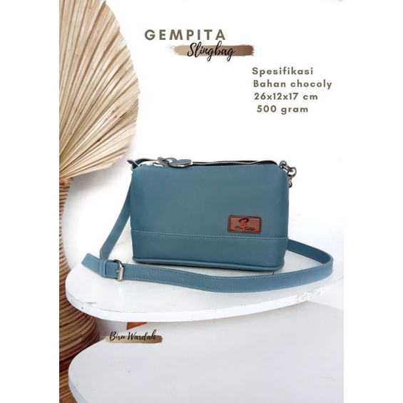 Gempita Slingbag by Biru Tsabita, Tas Selempang