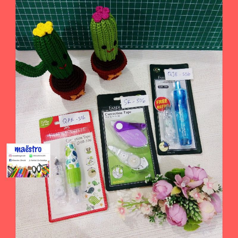 

Tipex Roller Faber Castell / Pita Koreksi / Correction Tape
