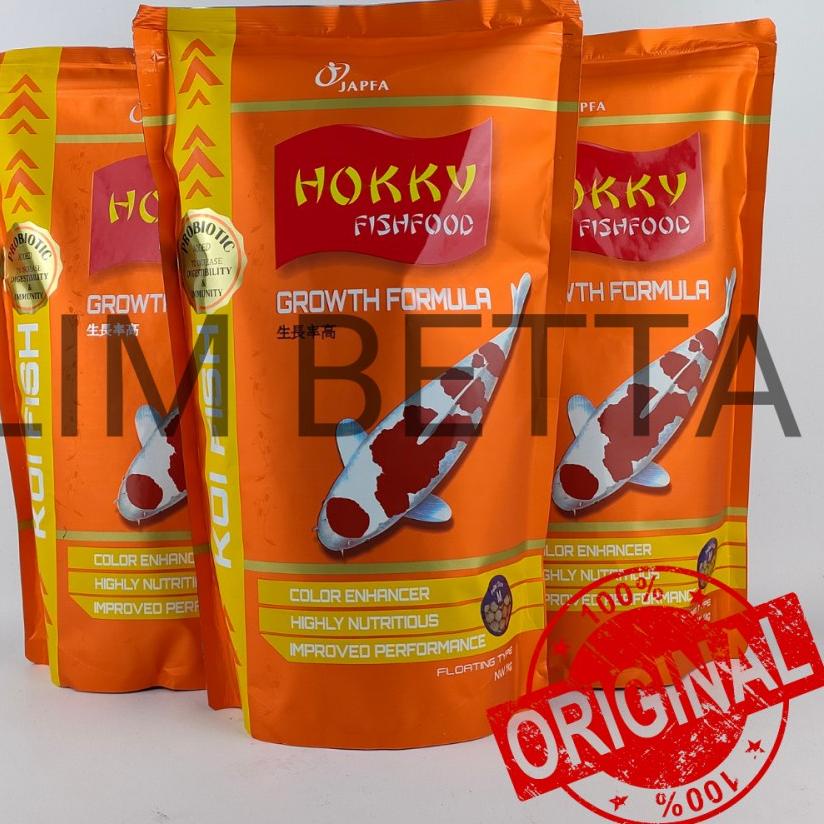 Kekinian - HOKKY GROWTH FORMULA 1 KG / MAKANAN IKAN KOI - S 
