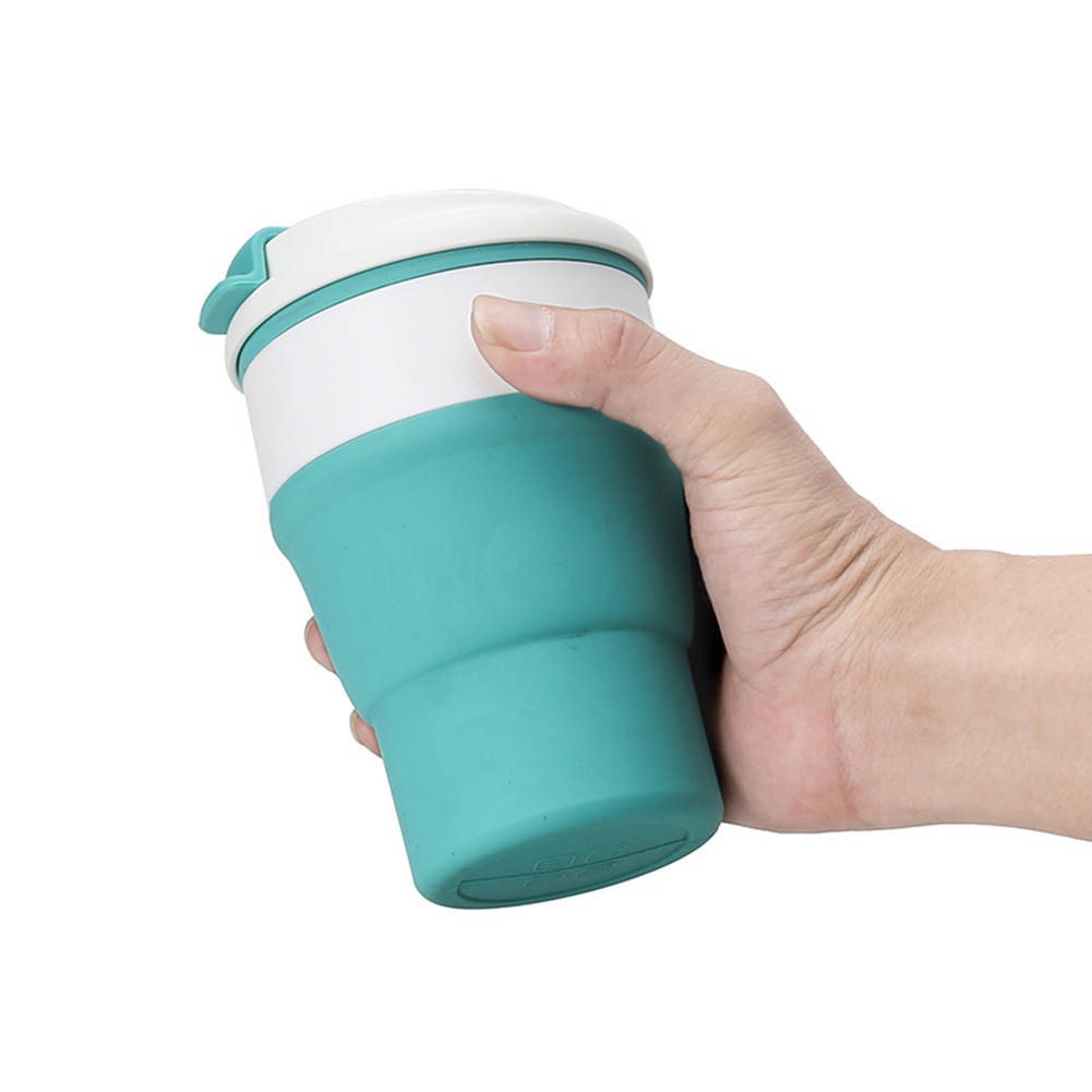 500ml compressed soft cup outdoor travel mouthwash portable hotel cup creative folding coffee cup OW