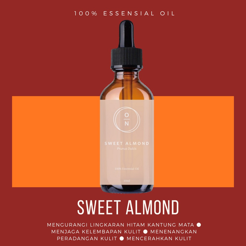 Almond Face Oil Minyak Kacang Almond Alami Cold Pressed Serum Perawatan Wajah