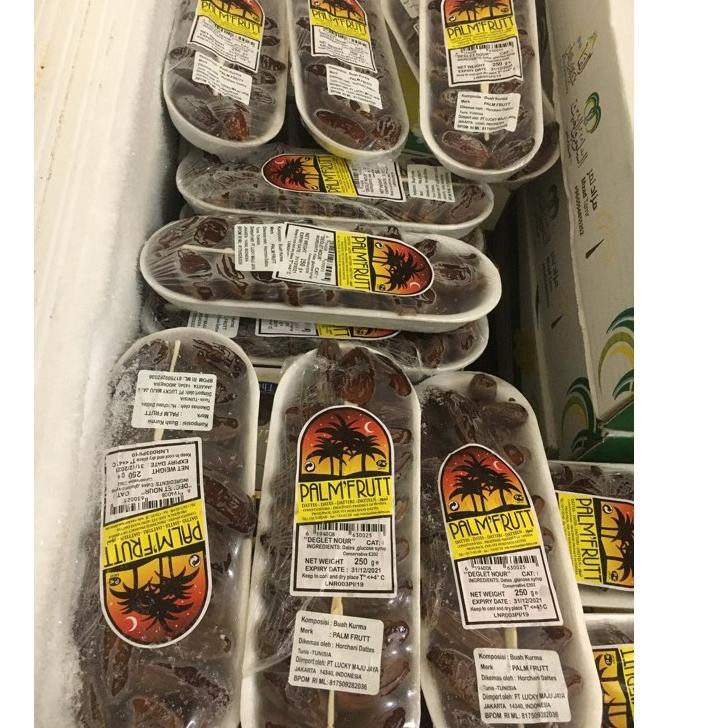 

Saleϟfast 250 gram KURMA PALM FRUIT PERAHU TUNISIA Tangkai Expaird Baru