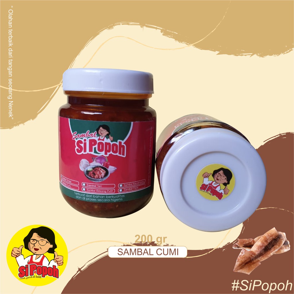 SAMBAL CUMI SI POPOH 200 GRAM