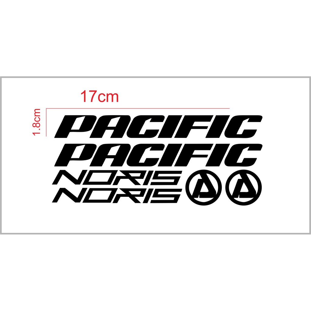 sticker cutting frame sepeda pasific 2