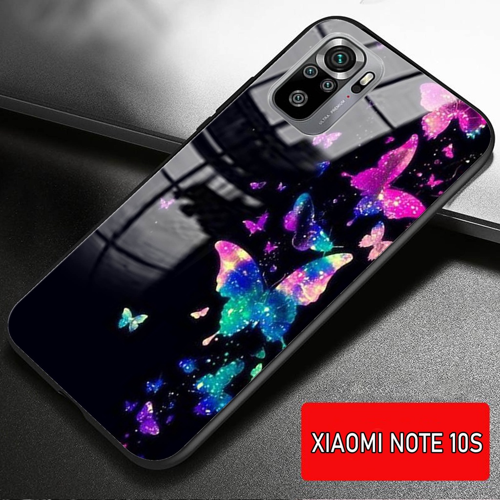 Softcase Glass Kaca XIAOMI REDMI NOTE 10 S - Casing HP XIAOMI REDMI NOTE 10 S [ S08].