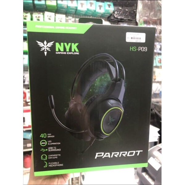 NYK Nemesis HS P09 Parrot USB Gaming Headset HS-09