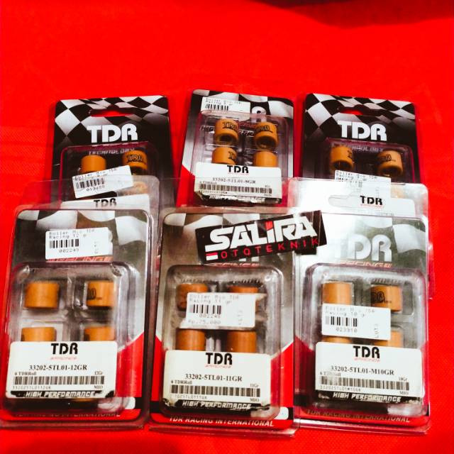 Roller Roler Loler Motor Yamaha Mio Sporty J Fino Soul Karbu 7 8 9 10 11 12 gram TDR Racing