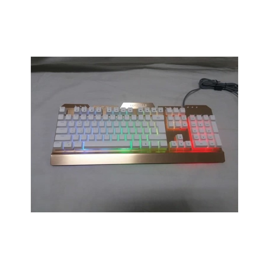 KEYBOARD GAMING WARWOLF V6 RGB SEMI MECHANICAL