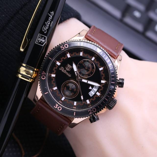 Jam Tangan Pria Tetonis Original 7650 New Best Seller
