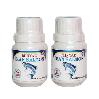 Minyak ikan salmon Kapsul original isi 30 kapsul khasiat ampuh mengobati banyak omega 3 Jaminan Asli 100% Original