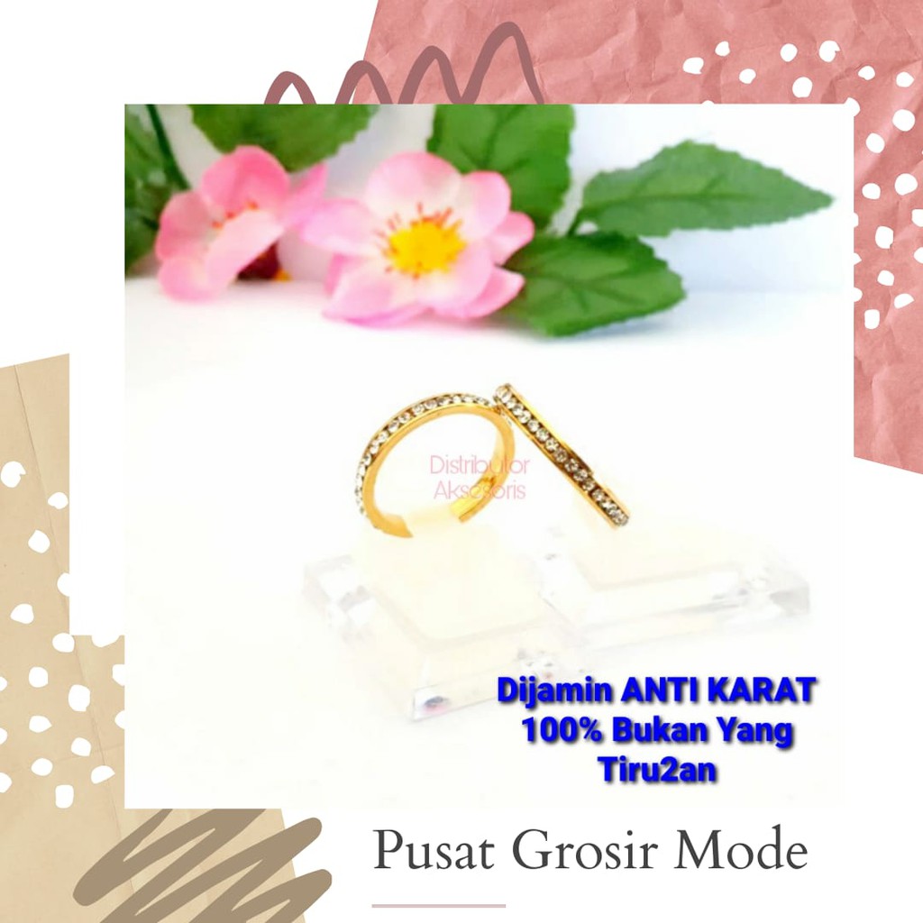 Cincin Titanium ANTI KARAT SELAMANYA PGM CT60 SATUAN