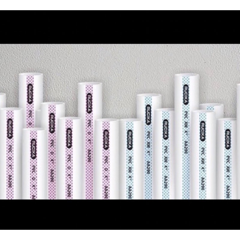 Pipa 3/4 inch AW rucika standar warna putih 4 meter