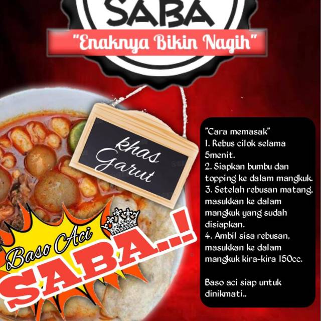 

BAKSO ACI SABA